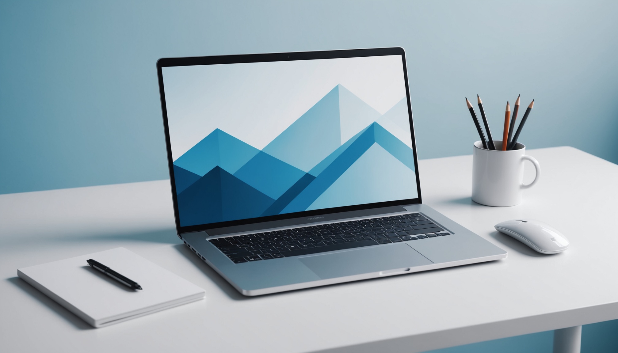 AI thematic analysis interface on laptop screen
